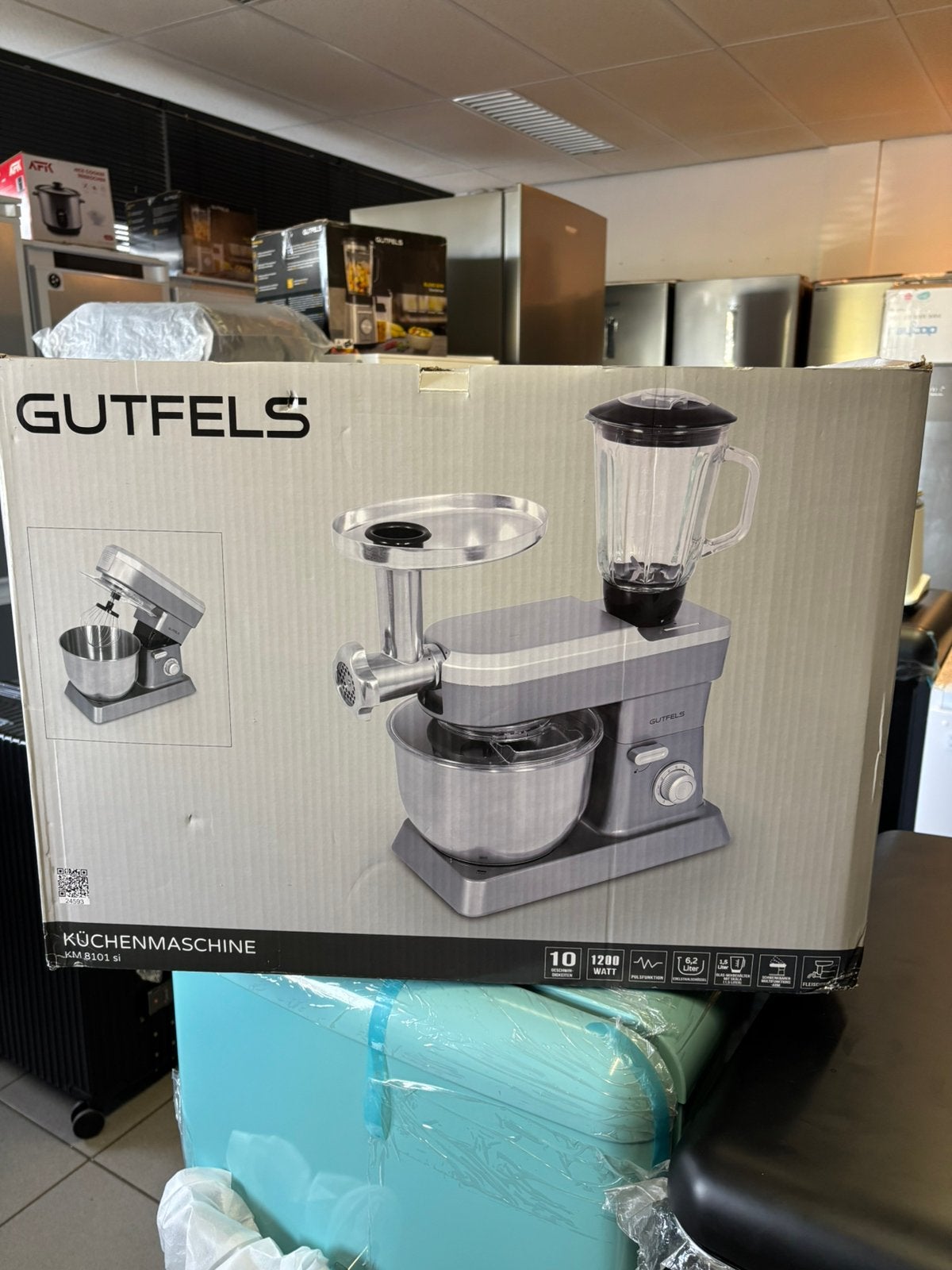 Keukenmachine van topkwaliteit in aanbieding, Ophalen, 4 liter of meer, Nieuw, 3 snelheden of meer