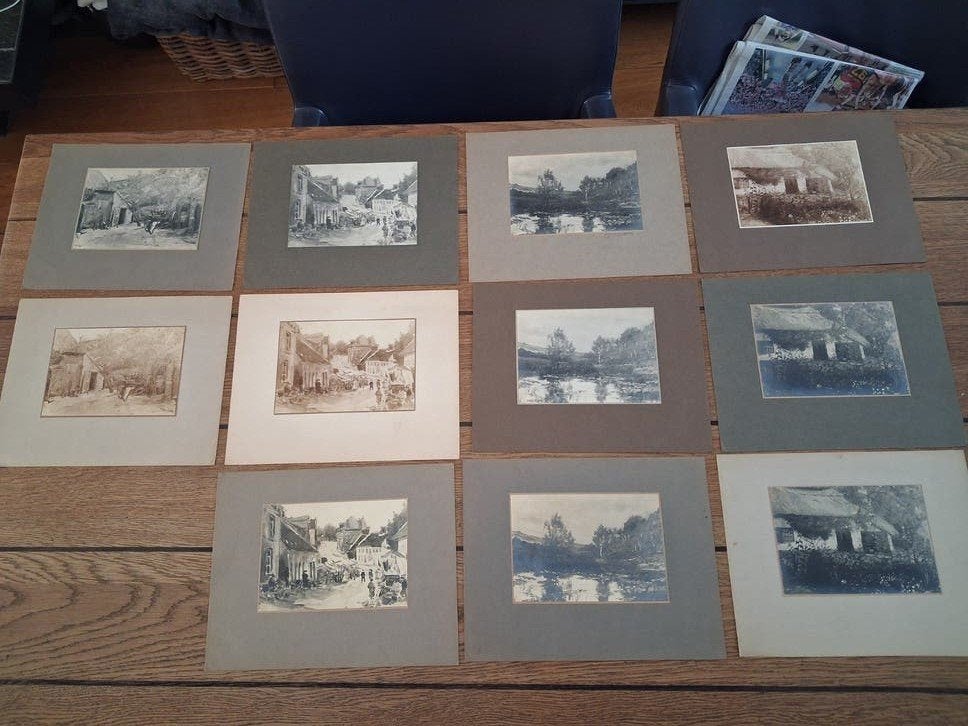 11 werken ets etsen van Charles Bakker medio 1937, Ophalen of Verzenden, Foto, Fotografie, Origineel