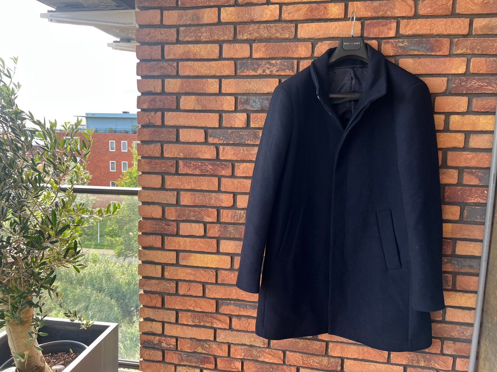 Matinique  Prachtig donkerblauwe heren jas/mantel  Maat XXL, Verzenden, Zo goed als nieuw, Overige maten, Blauw