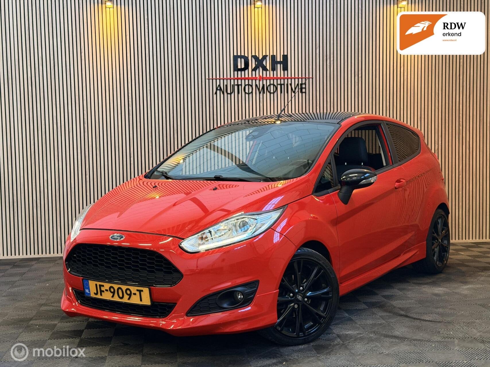 Ford Fiesta 1.0 EcoBoost Red Edition ST-Line NAVI BT DAB PDC, Auto's, Voorwielaandrijving, Stof, 1028 kg, Origineel Nederlands