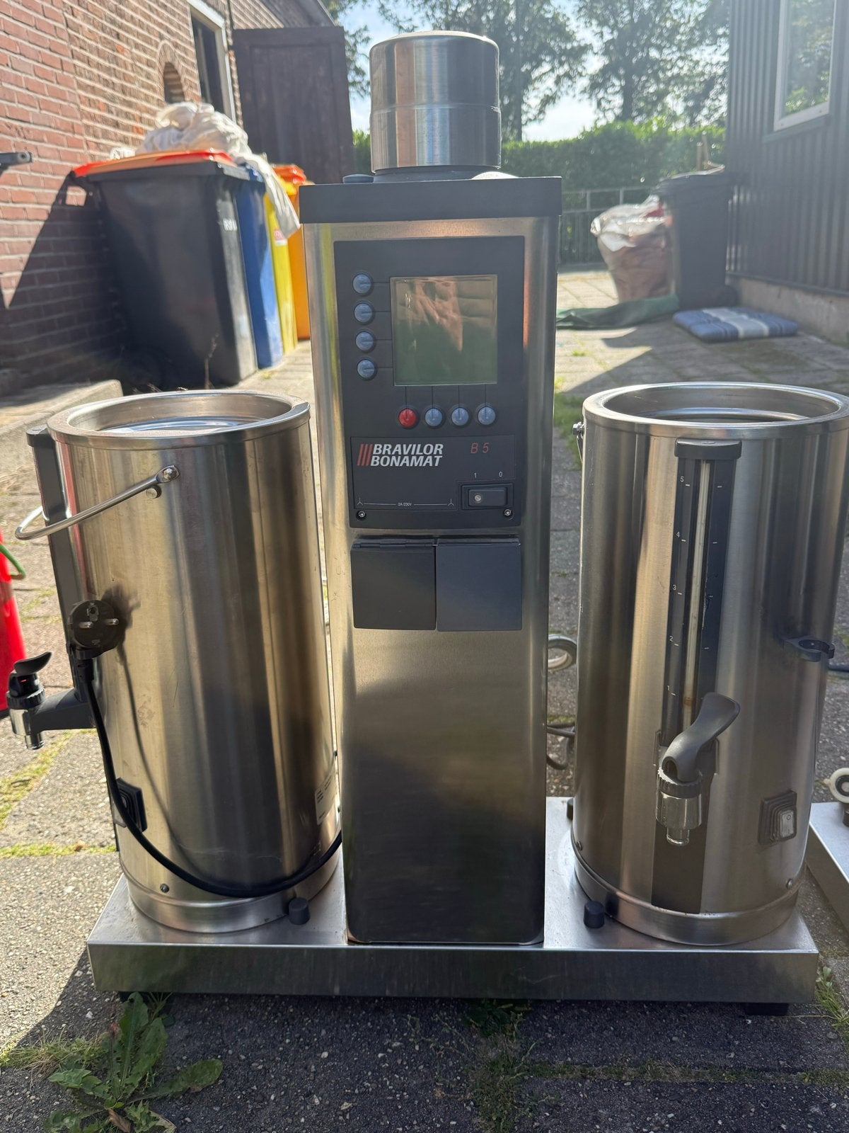 Bravilor Bonamat B5 Professionele Koffiemachine, Stoompijpje, Gebruikt, Koffiemachine, Gemalen koffie