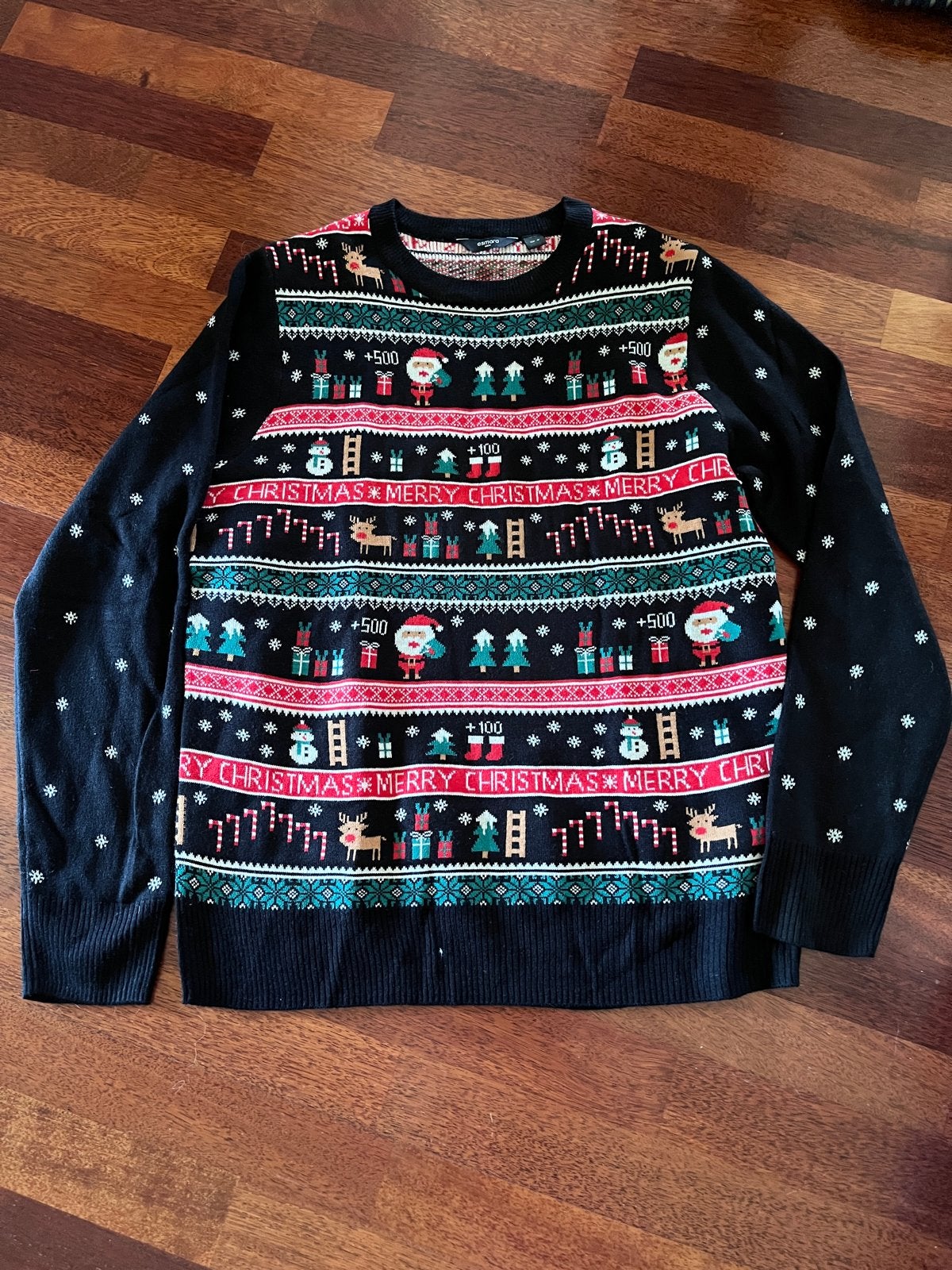 Kersttrui - Esmara Men - Maat M, Ophalen of Verzenden, Gedragen, Maat 48/50 (M), Zwart
