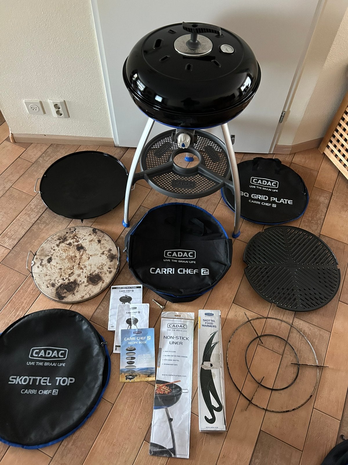 Cadac Carri Chef 2 skottelbraai zeer uitgebreid, Ophalen, Gebruikt