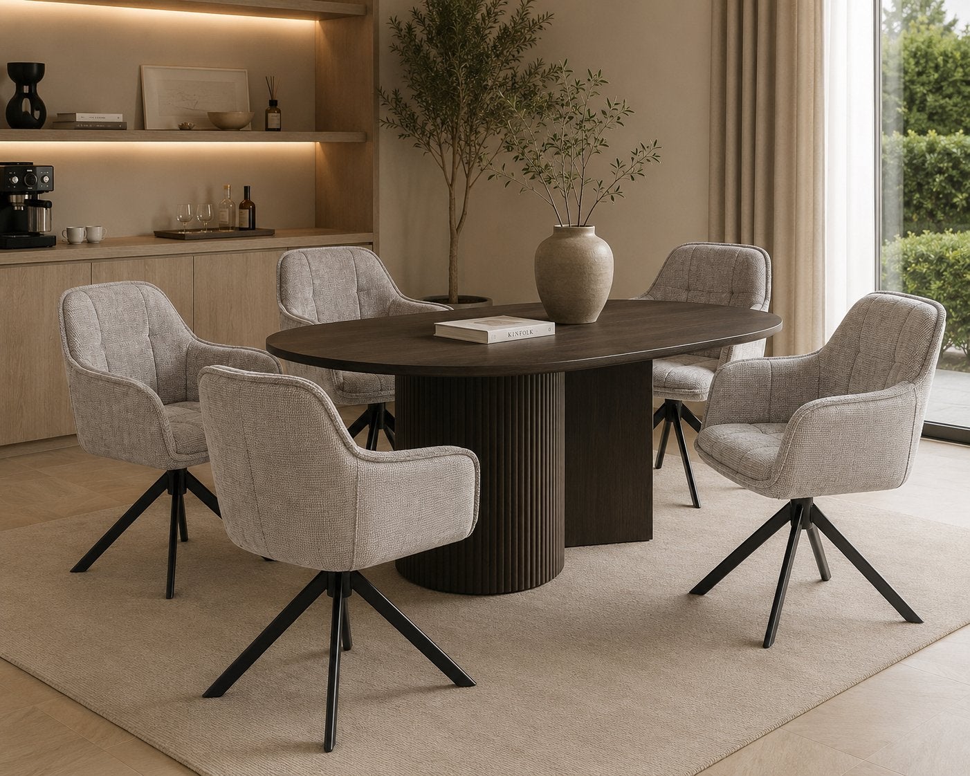 Eetkamerstoelen Draaibaar OP=OP MEGA OUTLET, Overige kleuren, Nieuw, Ophalen of Verzenden, Chique modern