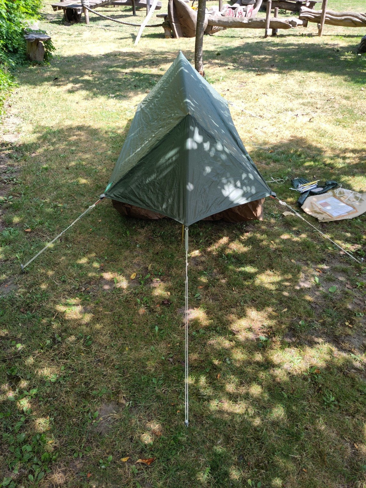 Erdman Schmidt Schuilevink tent 1-2 personen, lichtgewicht, Ophalen of Verzenden, Zo goed als nieuw, Tot en met 2
