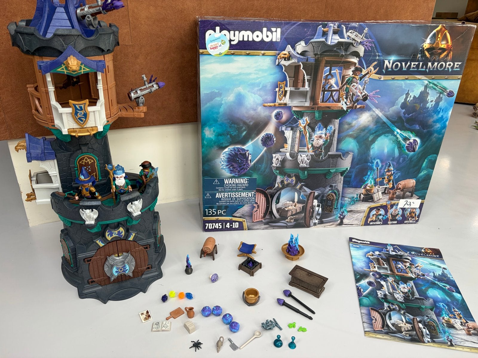 Playmobil Novelmore Kasteel 70745 (bijna compleet), Gebruikt, Complete set, Ophalen of Verzenden, Kasteel/Fort