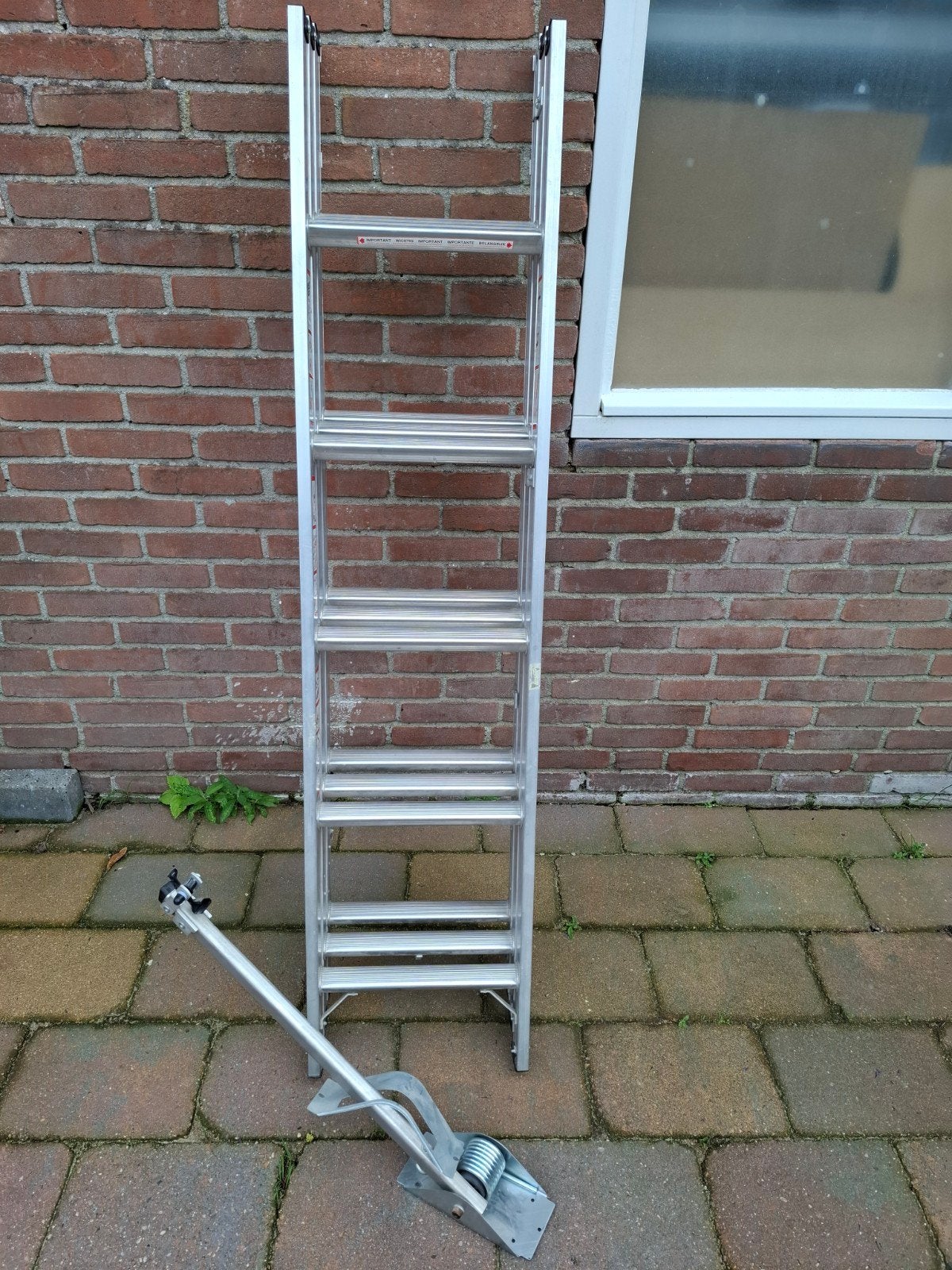 Inschuifbare zoldertrap, Ophalen, Gebruikt, Ladder, Opvouwbaar of Inschuifbaar
