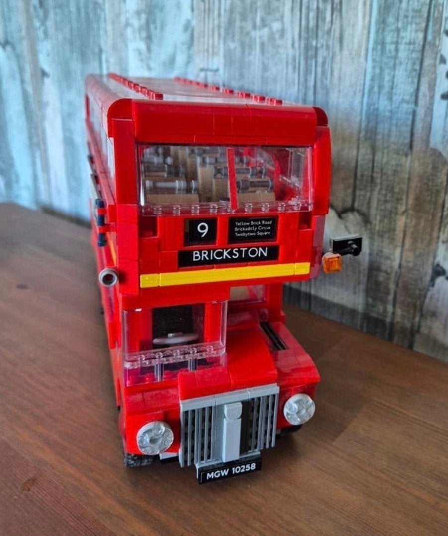 LEGO Creator Londense Bus (10258) met doos en boekje, Ophalen