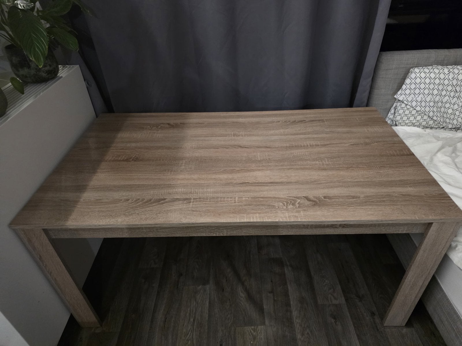 Eenvoudige houten eettafel 160x90x74, Huis en Inrichting, Ophalen, Gebruikt, 100 tot 150 cm, 50 tot 100 cm