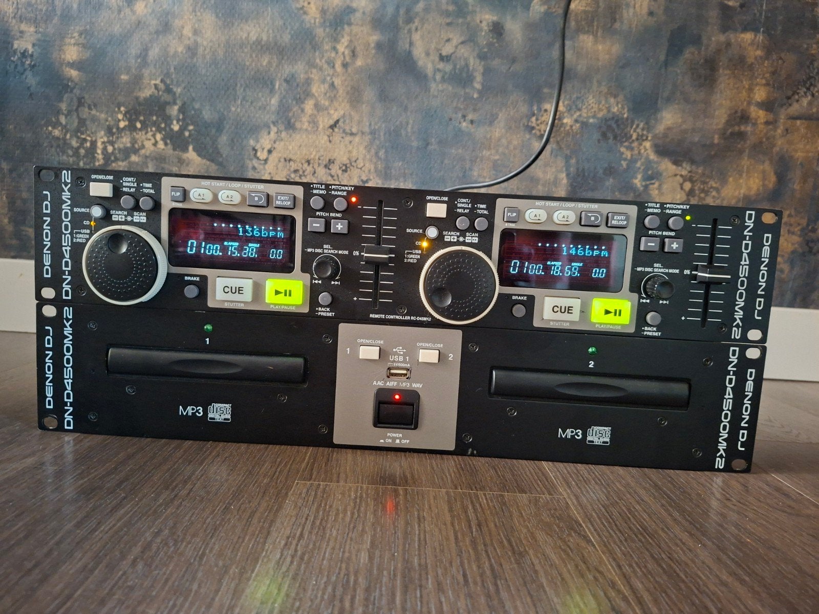 Denon DN-D4500 mk2 dubbele cd/usb/mp3 speler, Muziek en Instrumenten, Dj-sets en Draaitafels, Ophalen, Zo goed als nieuw, Denon