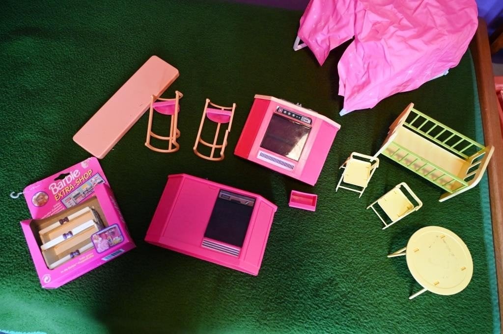Restant BARBIE spullen jaren 90 en folders, Ophalen of Verzenden, Gebruikt, Overige typen
