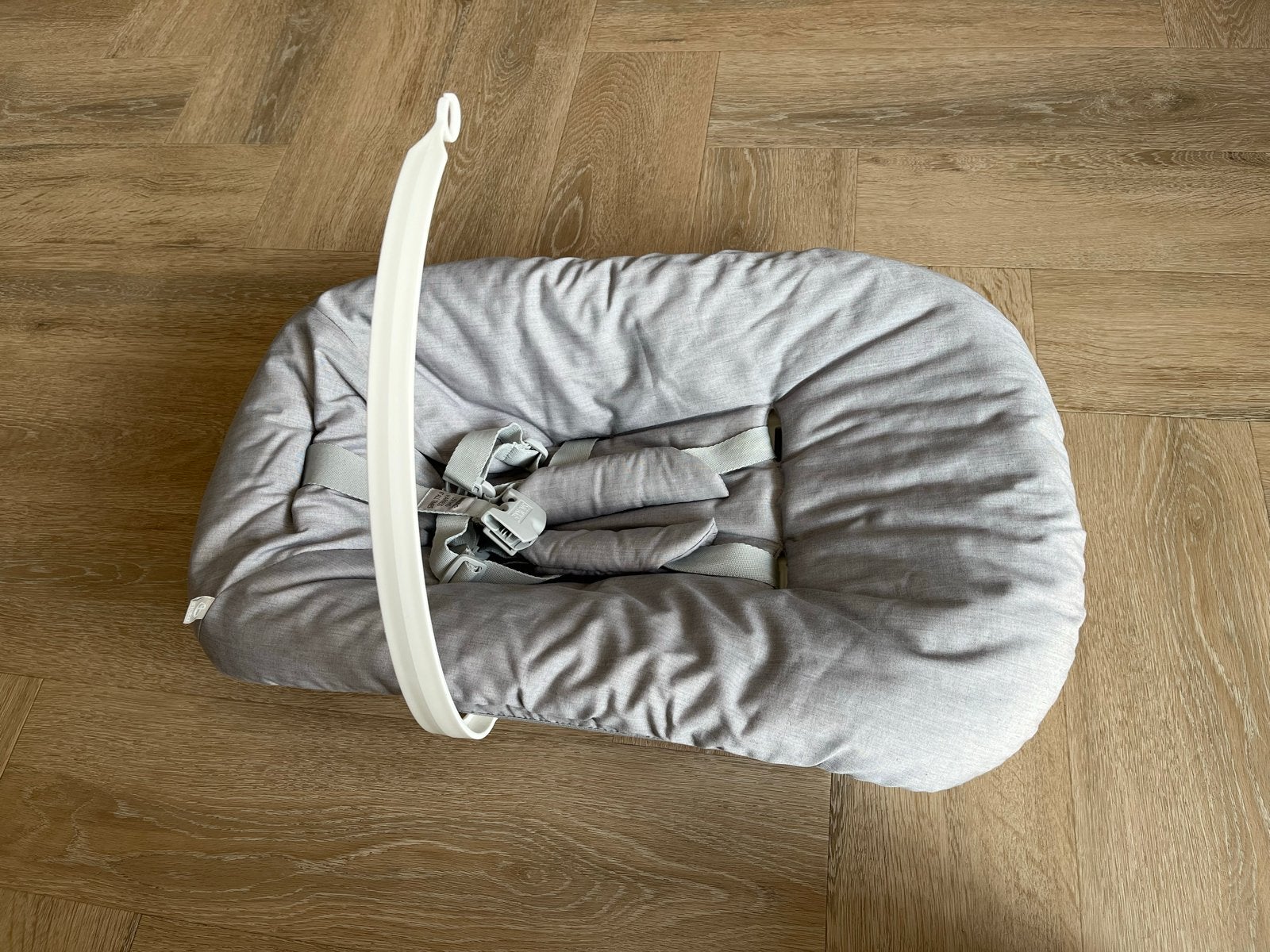 Stokke Tripp Trapp Newborn Set Grijs, Kinderen en Baby's, Kinderstoelen, Ophalen of Verzenden, Zo goed als nieuw, Overige typen