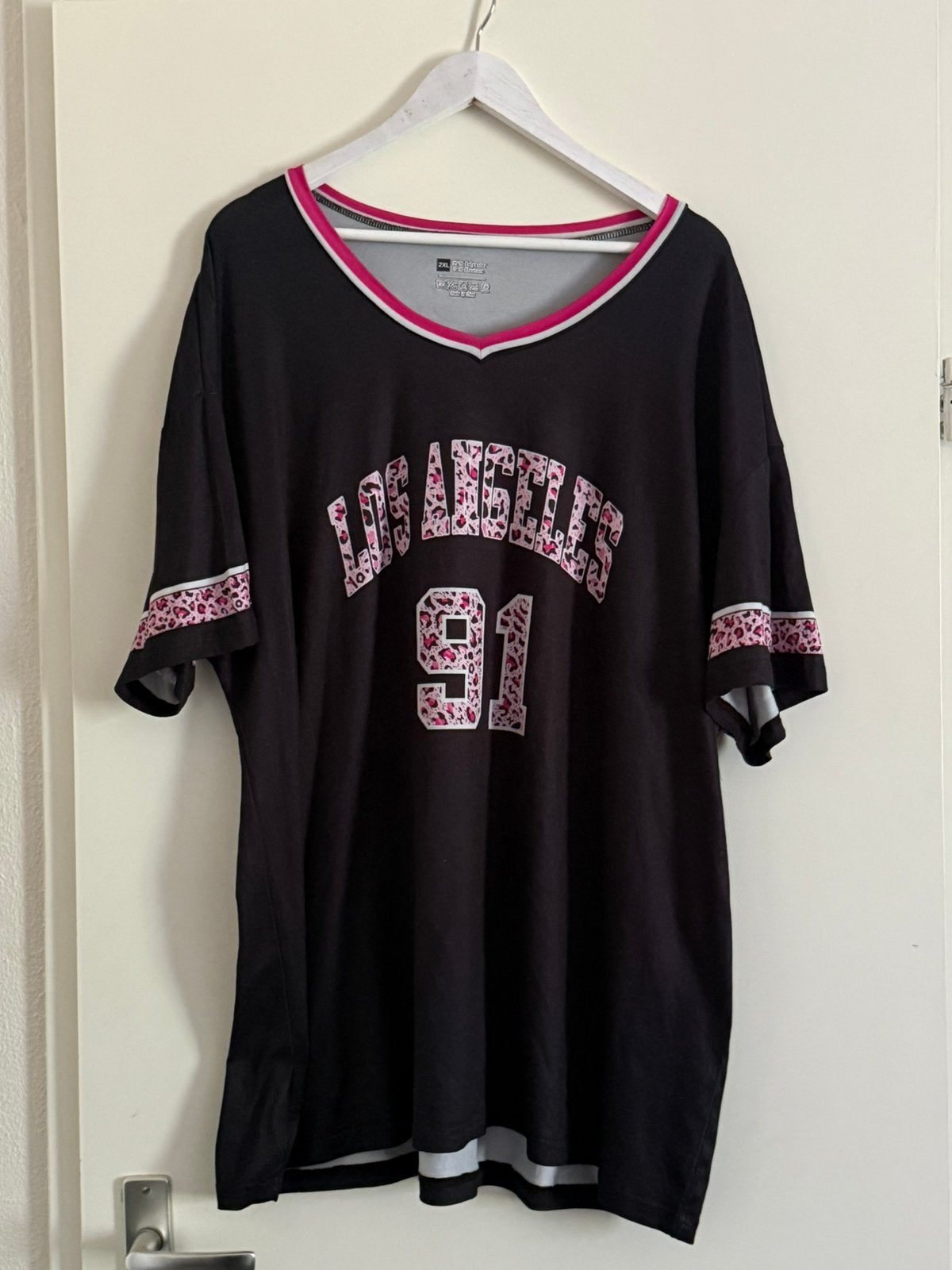 Los angeles shirt, Kleding | Dames, Ophalen of Verzenden, Zo goed als nieuw, Maat 46/48 (XL) of groter, Korte mouw