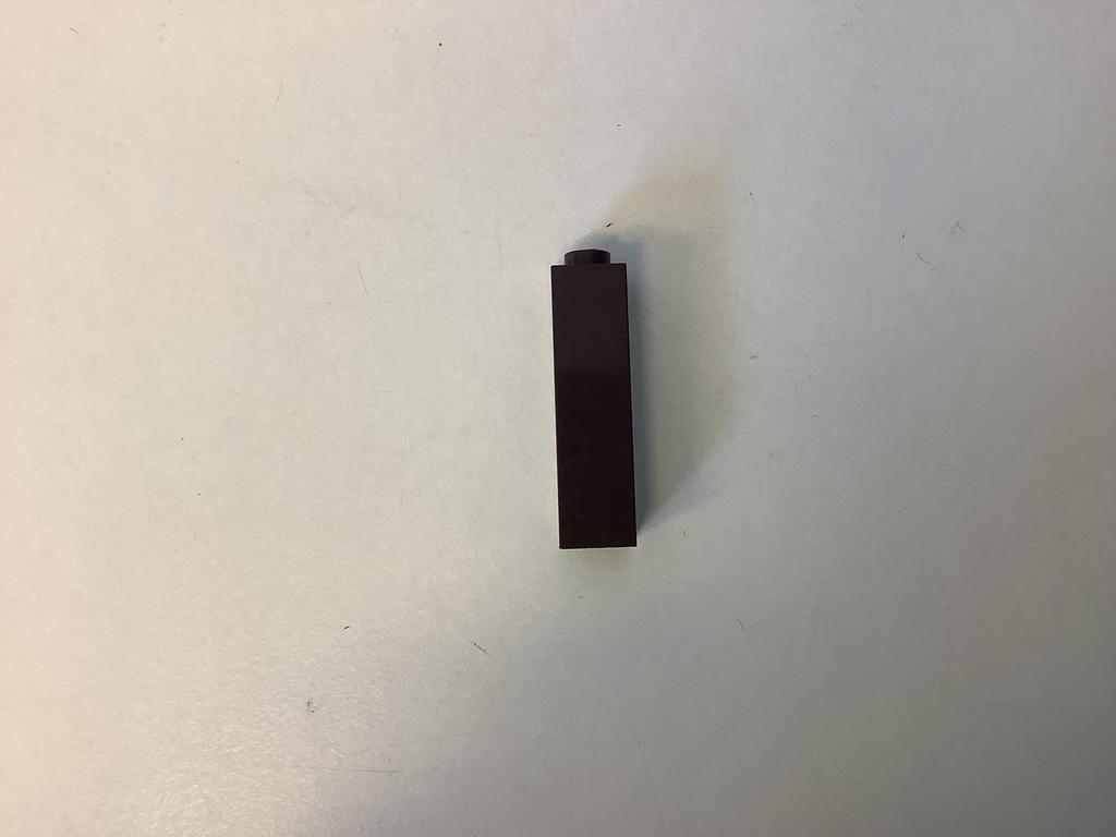 Lego steen 1x1x3 donker bruin (1), Ophalen of Verzenden, Gebruikt, Losse stenen, Lego