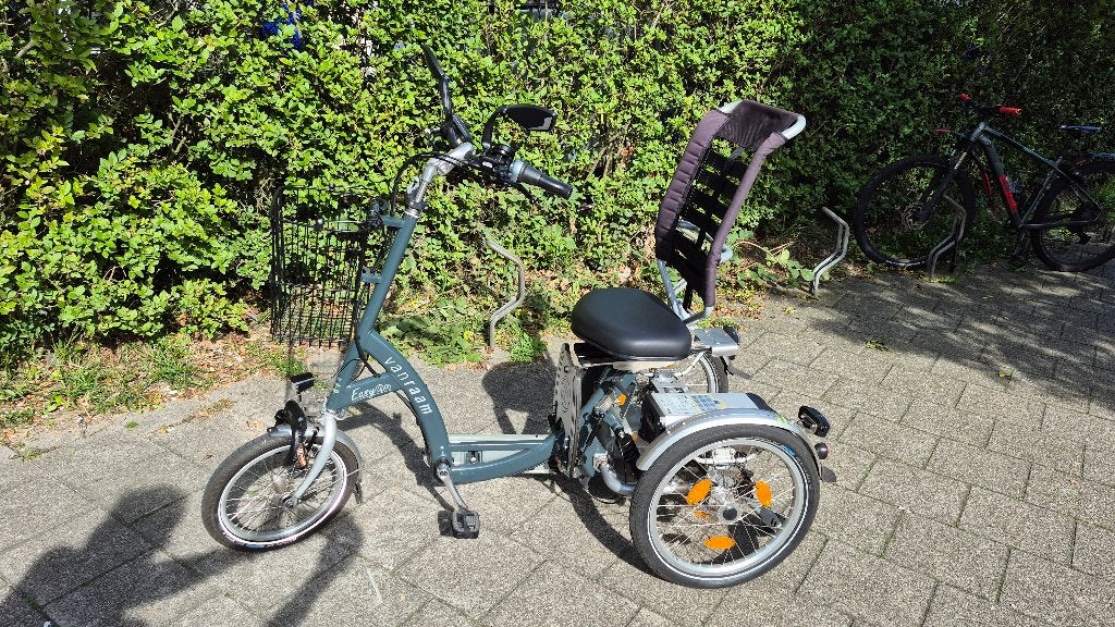 van Raam Easy Go (3-wiel fiets met scoot mobiel functie), Fietsen en Brommers, Ophalen, Zo goed als nieuw, Schijfrem, Van Raam