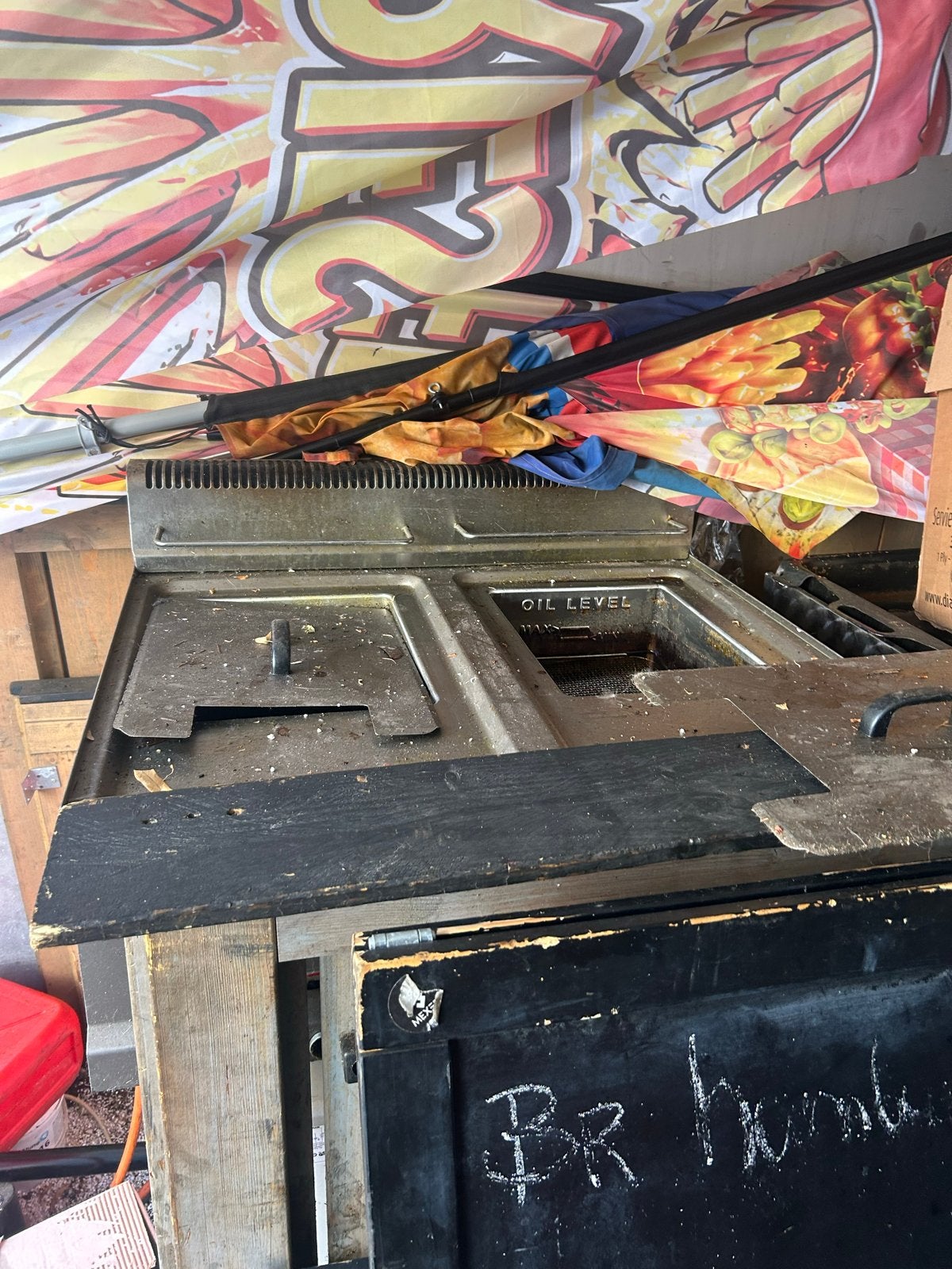 Berto's gas frituurpan - Functioneert goed, Ophalen of Verzenden, Gebruikt
