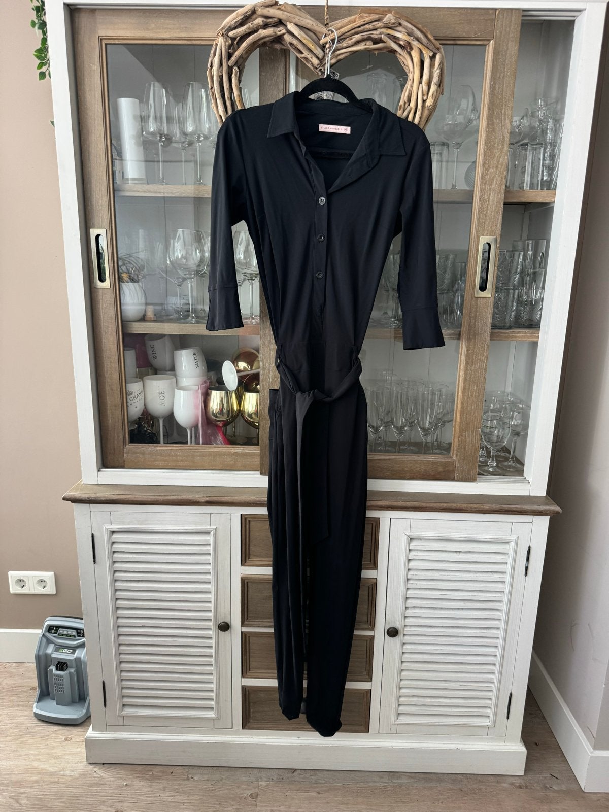 Studio Anneloes Jumpsuit Zwart XS Travelstof, Kleding | Dames, Ophalen of Verzenden, Zo goed als nieuw, Maat 34 (XS) of kleiner