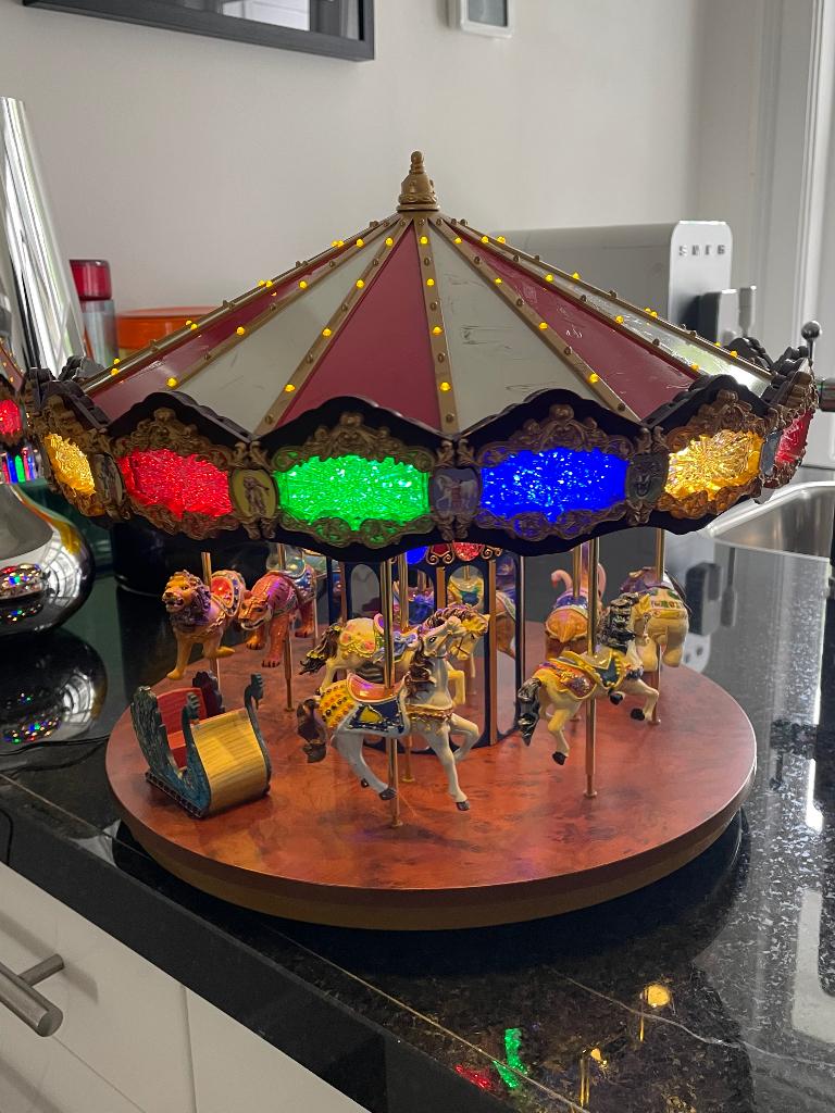 Mooie grote Carousel mister Christmas, Diversen, Ophalen, Gebruikt