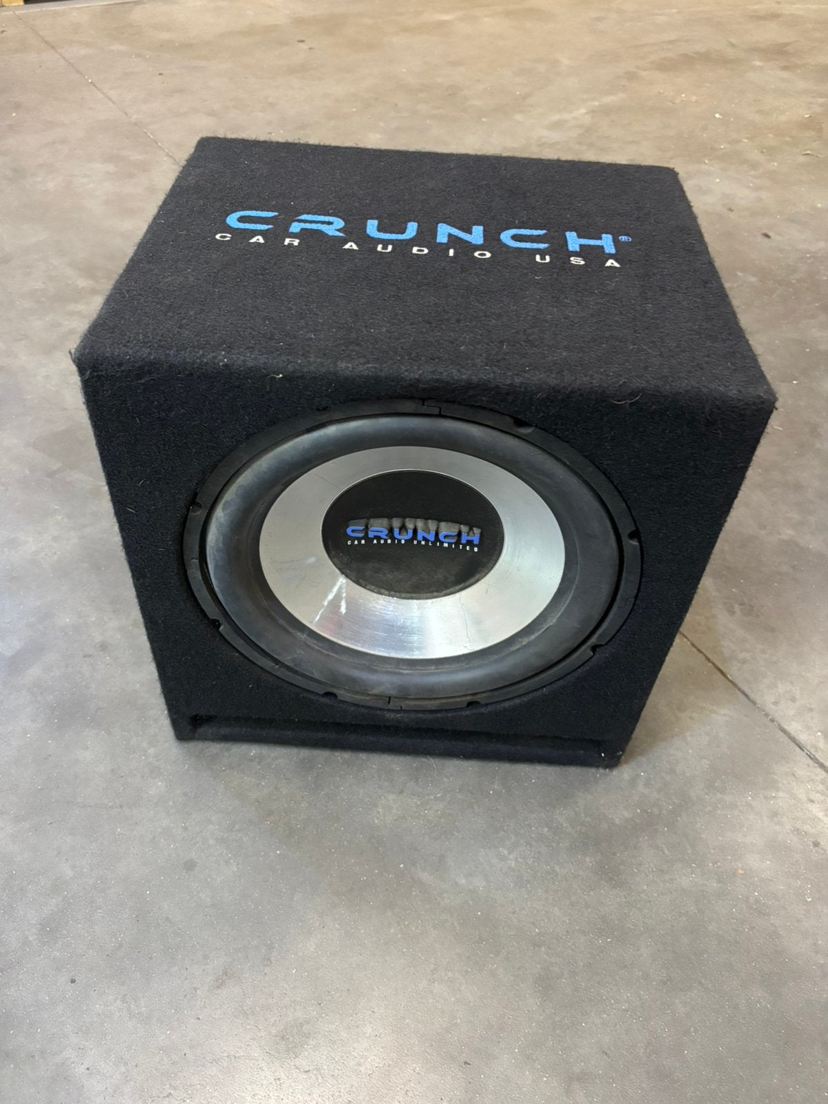 Crunch GPX350 Subwoofer auto, Auto diversen, Ophalen of Verzenden, Gebruikt