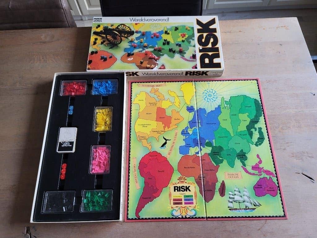 spel Risk vintage, Vijf spelers of meer, Ophalen of Verzenden, Gebruikt