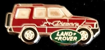Landrover- Discovery pin donker rood, Verzenden, Nieuw, Transport, Speldje of Pin