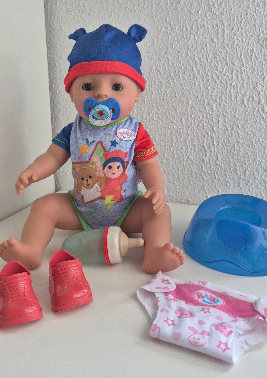 Baby Born pop Jongen Jonas Babyborn.43 cm, Ophalen of Verzenden, Nieuw, Babypop