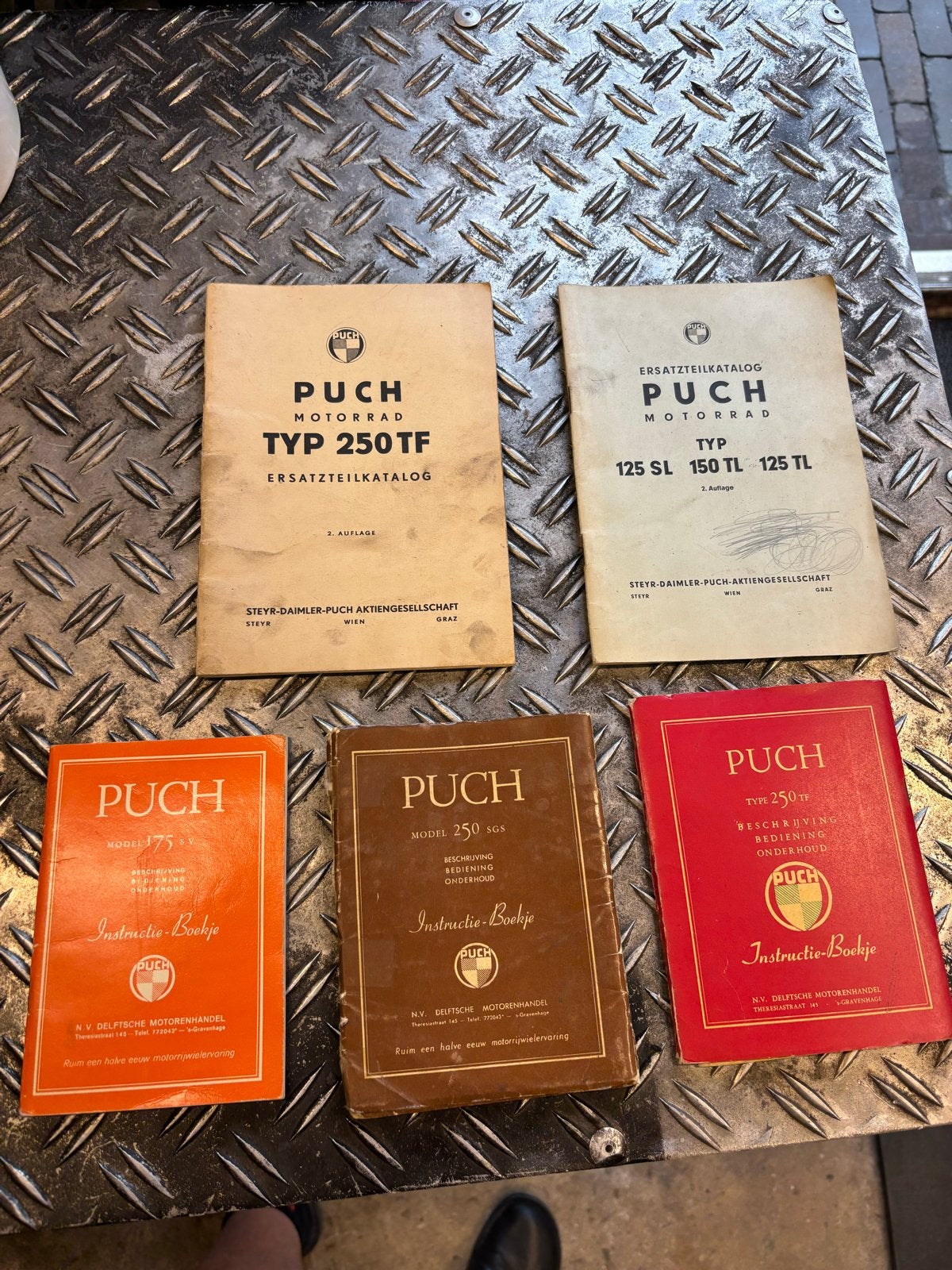 Puch Instructie- en Onderdelenboeken (diverse modellen), Motoren, Ophalen of Verzenden, Overige merken