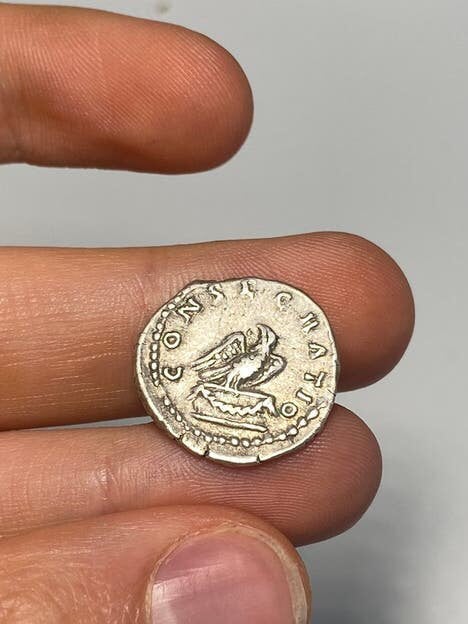 Romeinse munt van Antoninus Pius, Ophalen of Verzenden, Italië, Losse munt, Zilver