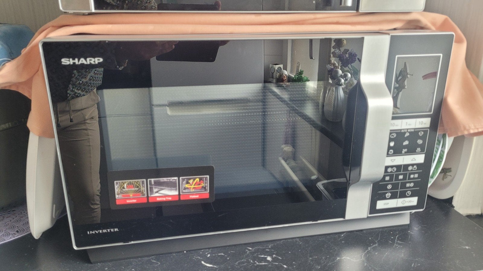 Sharp R890 Inverter Combimagnetron met Grill en Convectie, Witgoed en Apparatuur, Ophalen, Nieuw, Grill