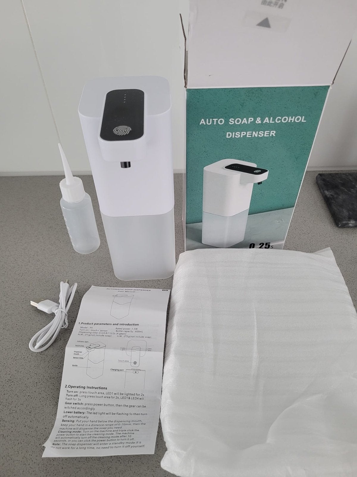 Automatische Zeep/Alcohol Dispenser - Nieuw in Verpakking, Ophalen of Verzenden, Overige typen