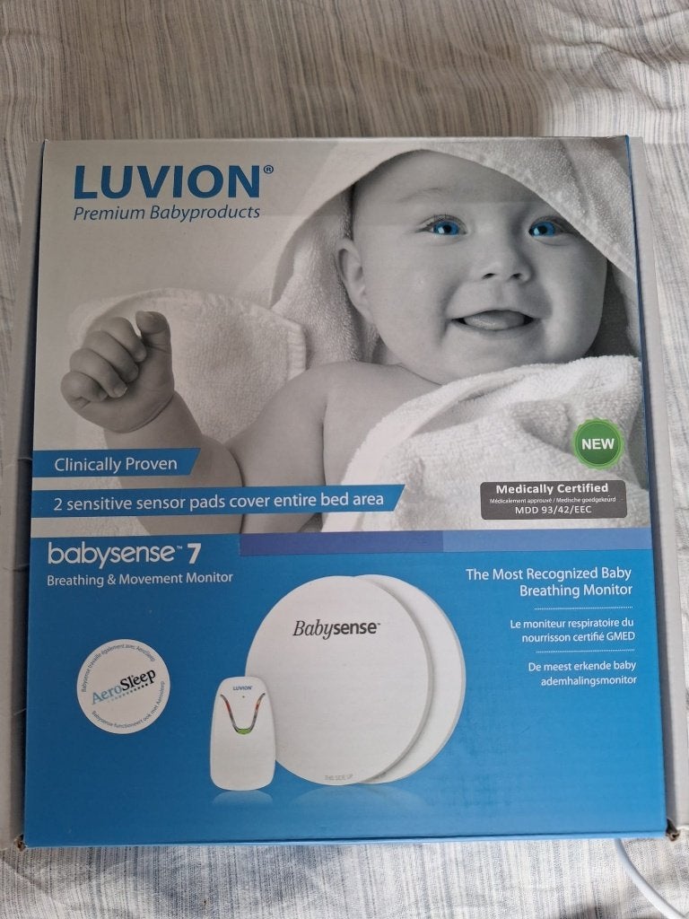 Luvion Babysense 7 Beweging & Ademhalingsmonitor, Kinderen en Baby's, Ophalen of Verzenden, Zo goed als nieuw, 100 tot 250 meter