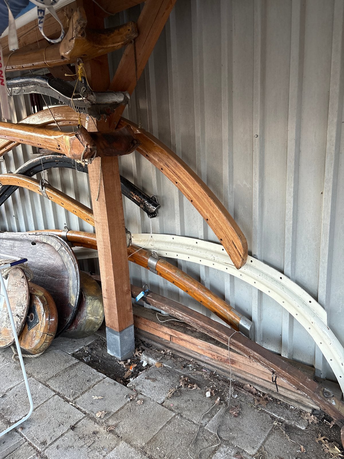Diverse gaffels voor platbodems en decoratie, Ophalen of Verzenden, Gebruikt