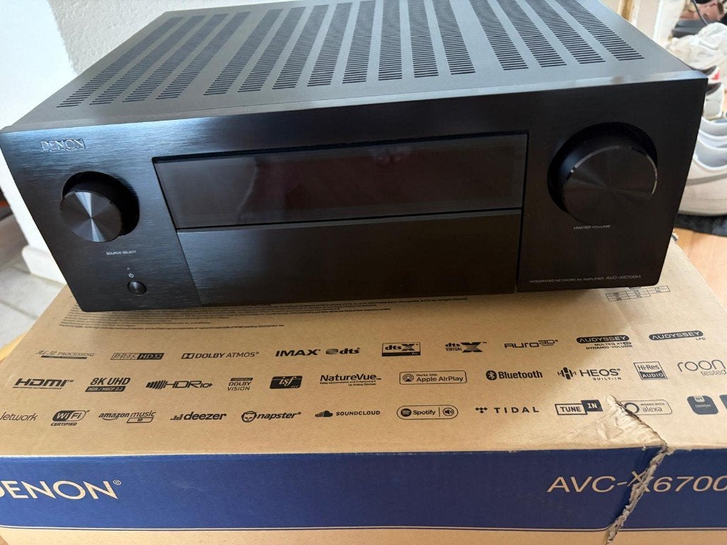 Denon AVC-X6700H.HEOS.8K.Atmos, DTS:X Pro, Auro-3D,IMAX.WIFI, Ophalen, Zo goed als nieuw, 120 watt of meer, Denon