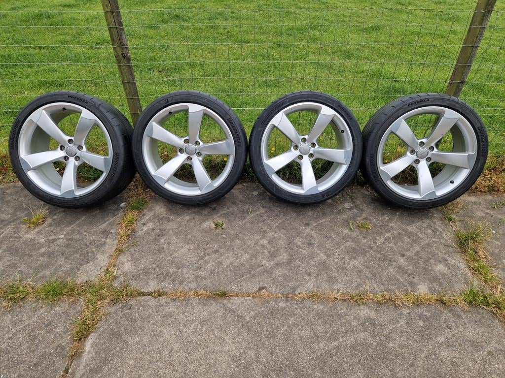 20" Audi RS6 / RS7 Rotor + nieuwe Bridgestone Semi slicks, Auto-onderdelen, Banden en Velgen, Ophalen, 265 mm, Banden en Velgen