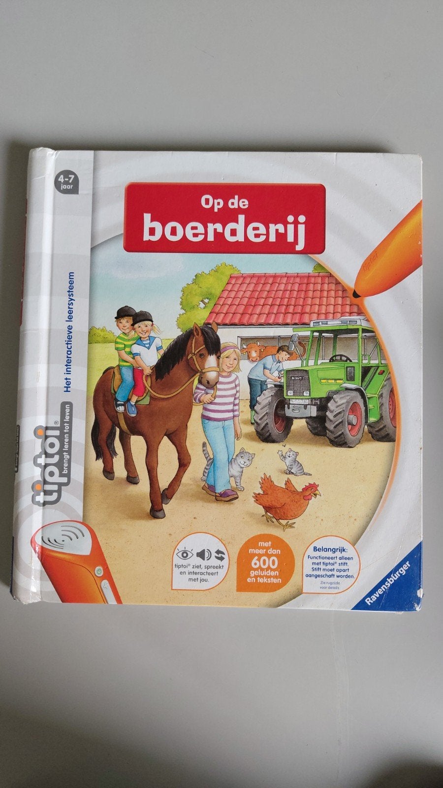 Tiptoi boek: Op de boerderij, Boeken, Ophalen of Verzenden, Zo goed als nieuw