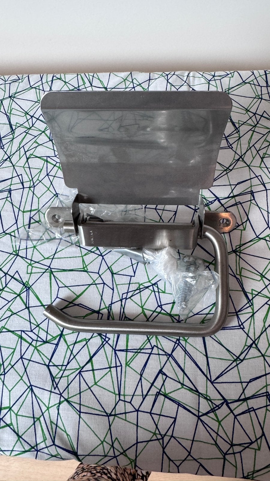 RVS Toiletrolhouder, Ophalen, Gebruikt, Grijs, Overige typen