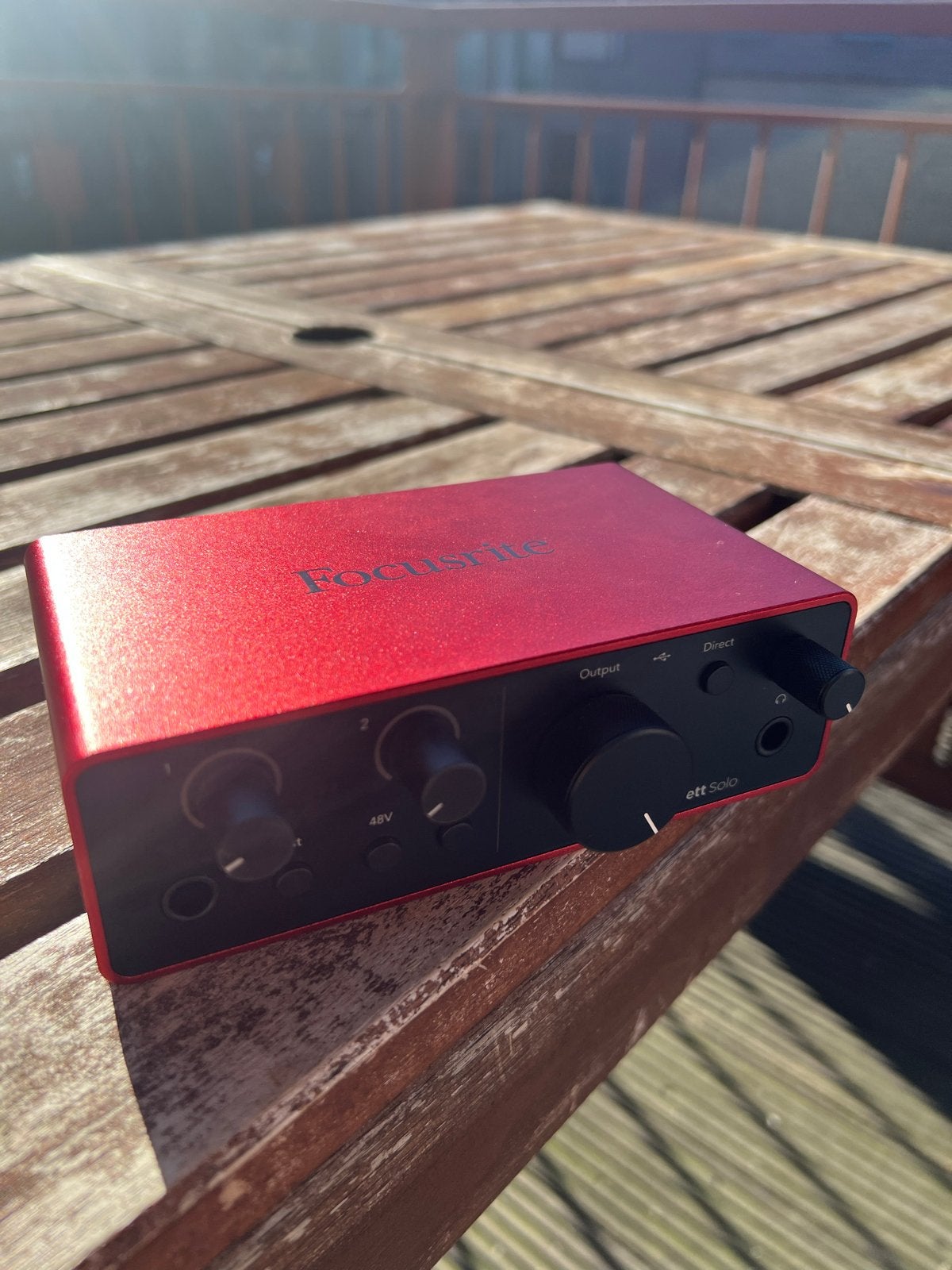 Focusrite Scarlett Solo 4th Gen Audio Interface, Ophalen of Verzenden, Zo goed als nieuw