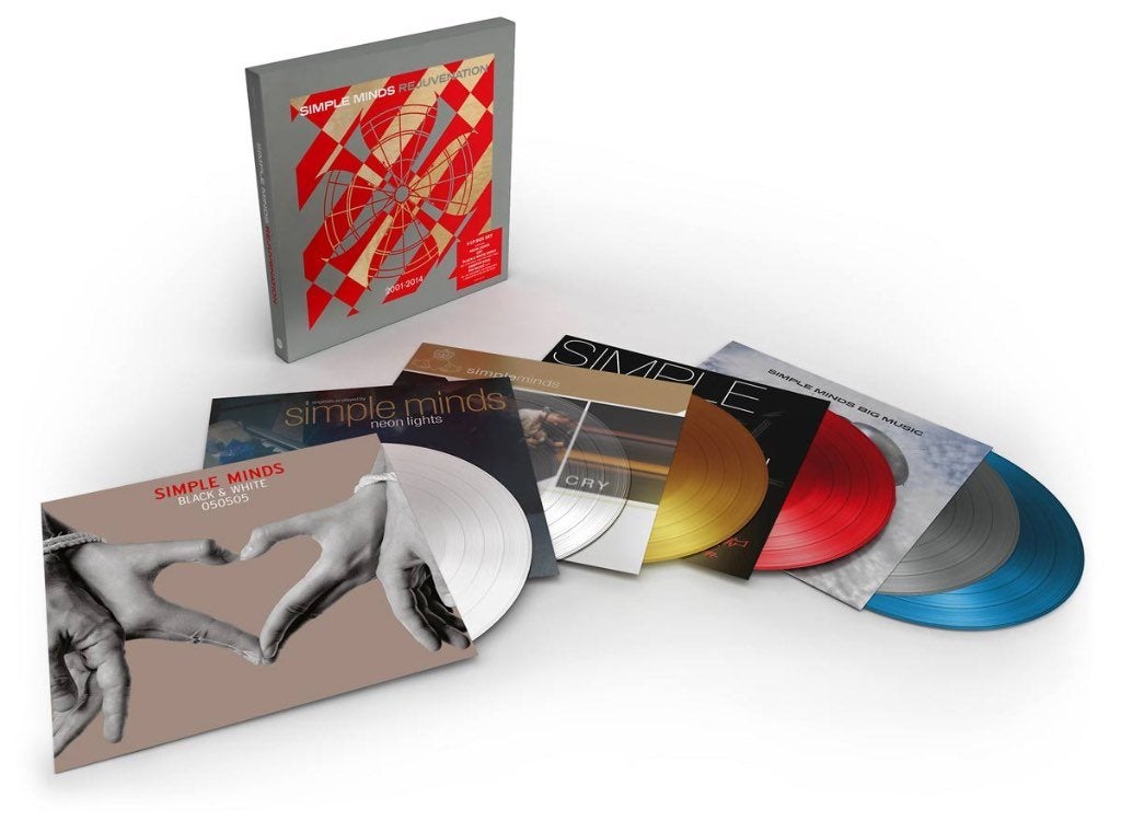Vinyl 6LP Box Simple Minds Rejuvenation 2001-2014 COLOR NEW, Boxset, Pop, Ophalen of Verzenden, Boxset