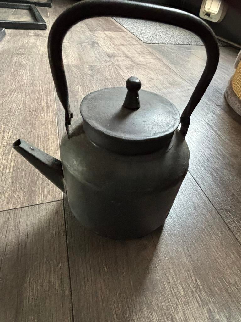 Sier thee pot, Huis en Inrichting, Overige materialen, Ophalen of Verzenden, Zo goed als nieuw, Grijs