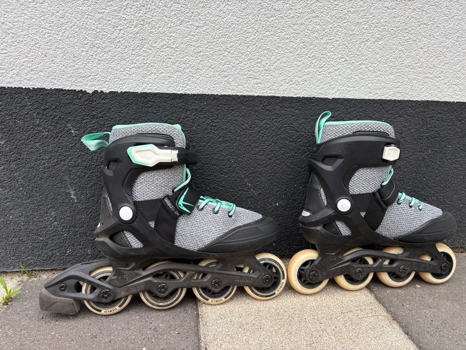 Oxelo rolschaatsen / scates dames maat 39 zo goed als nieuw, Sport en Fitness, Schaatsen, Ophalen, Zo goed als nieuw, Overige typen