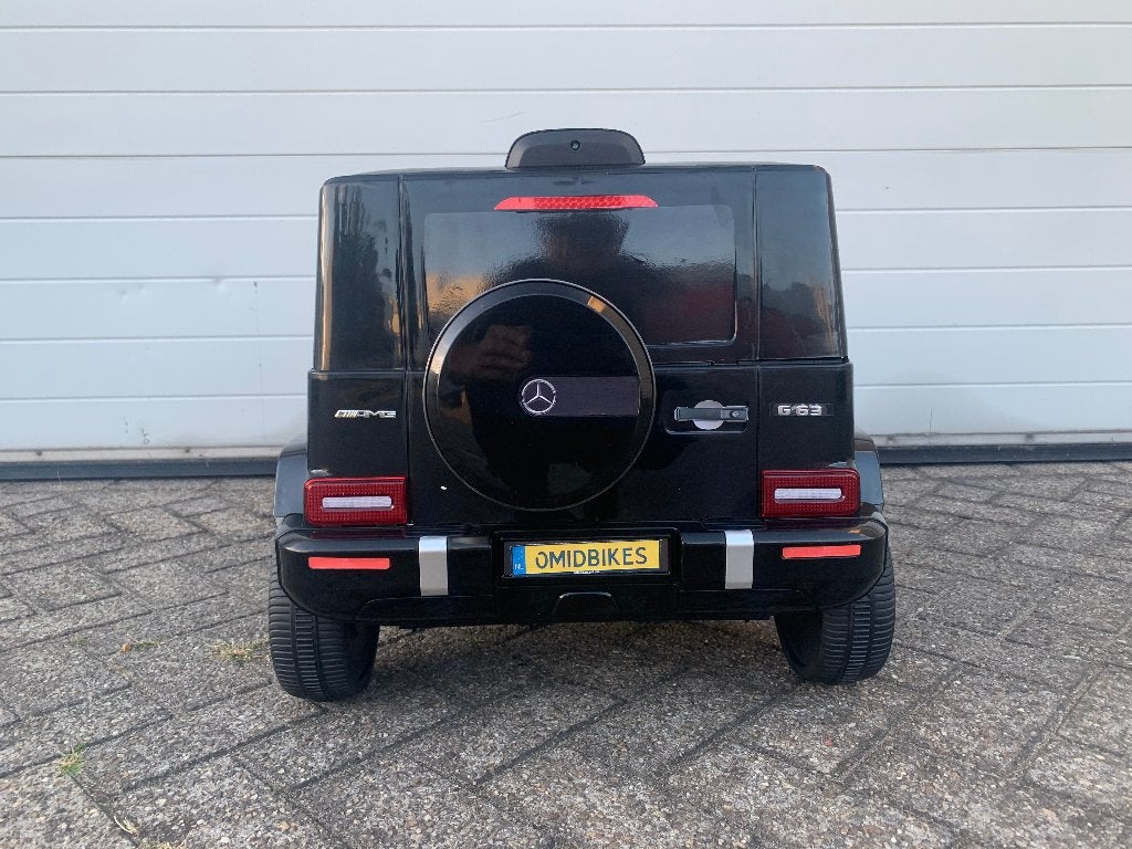 Mercedes G63 AMG 12v Metallic zwart Bluetooth / Afst. NIEU, Ophalen of Verzenden, Nieuw, Overige typen