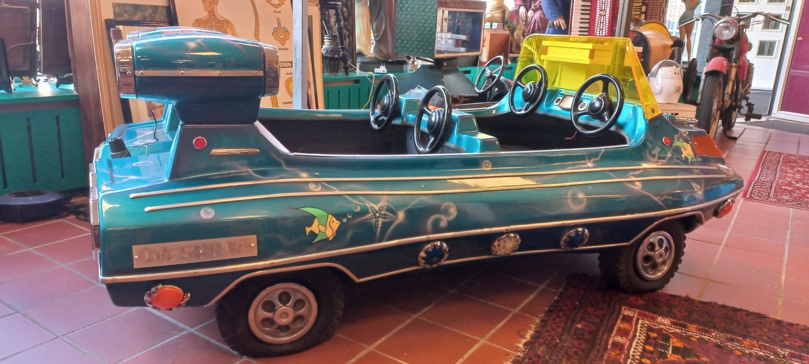 kermis carrousel space auto, Ophalen, Gebruikt