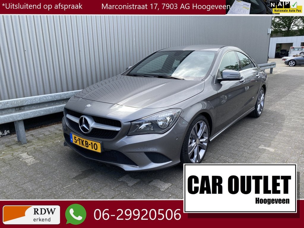 Mercedes-Benz CLA-Klasse 180 Ambition Leer/Stof, Clima, Navi, Voorwielaandrijving, CLA, Gebruikt, 4 cilinders