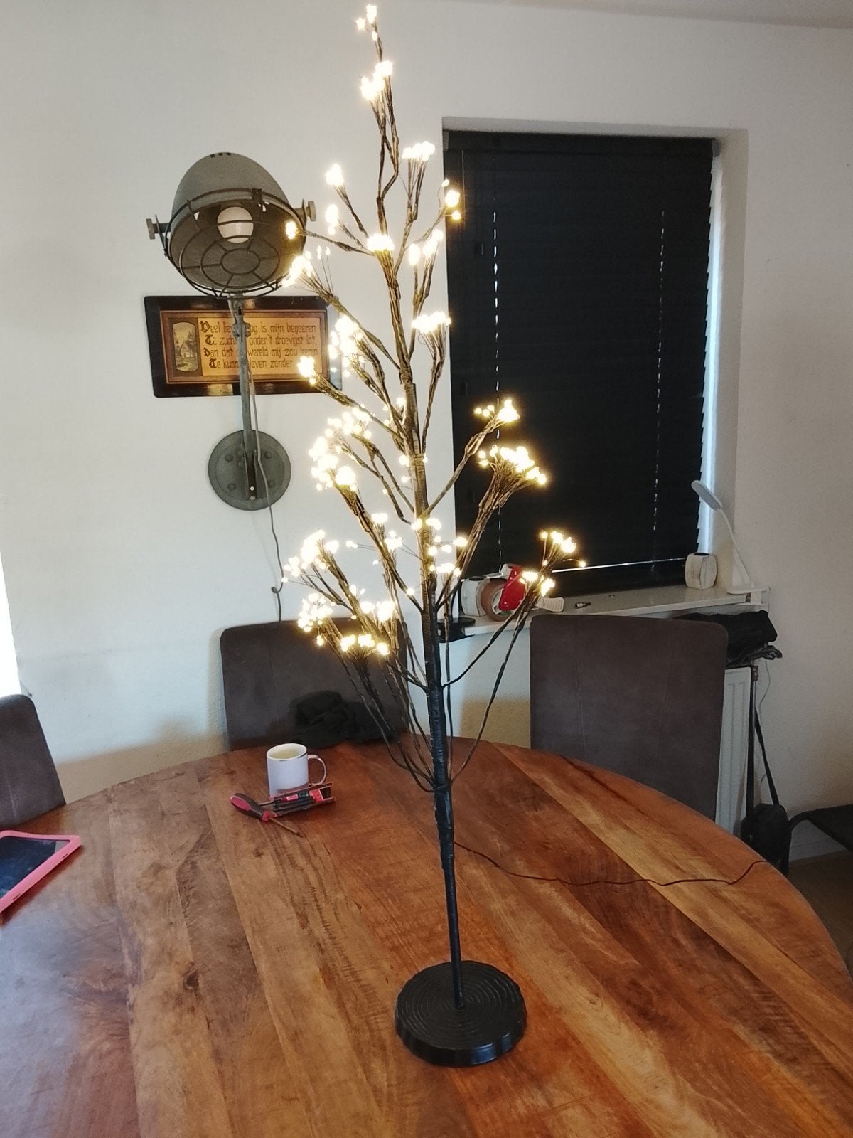 Sfeervol Boompje met LED Verlichting - Nieuw, Meerkleurig, Onbekend, Nieuw, Ophalen of Verzenden