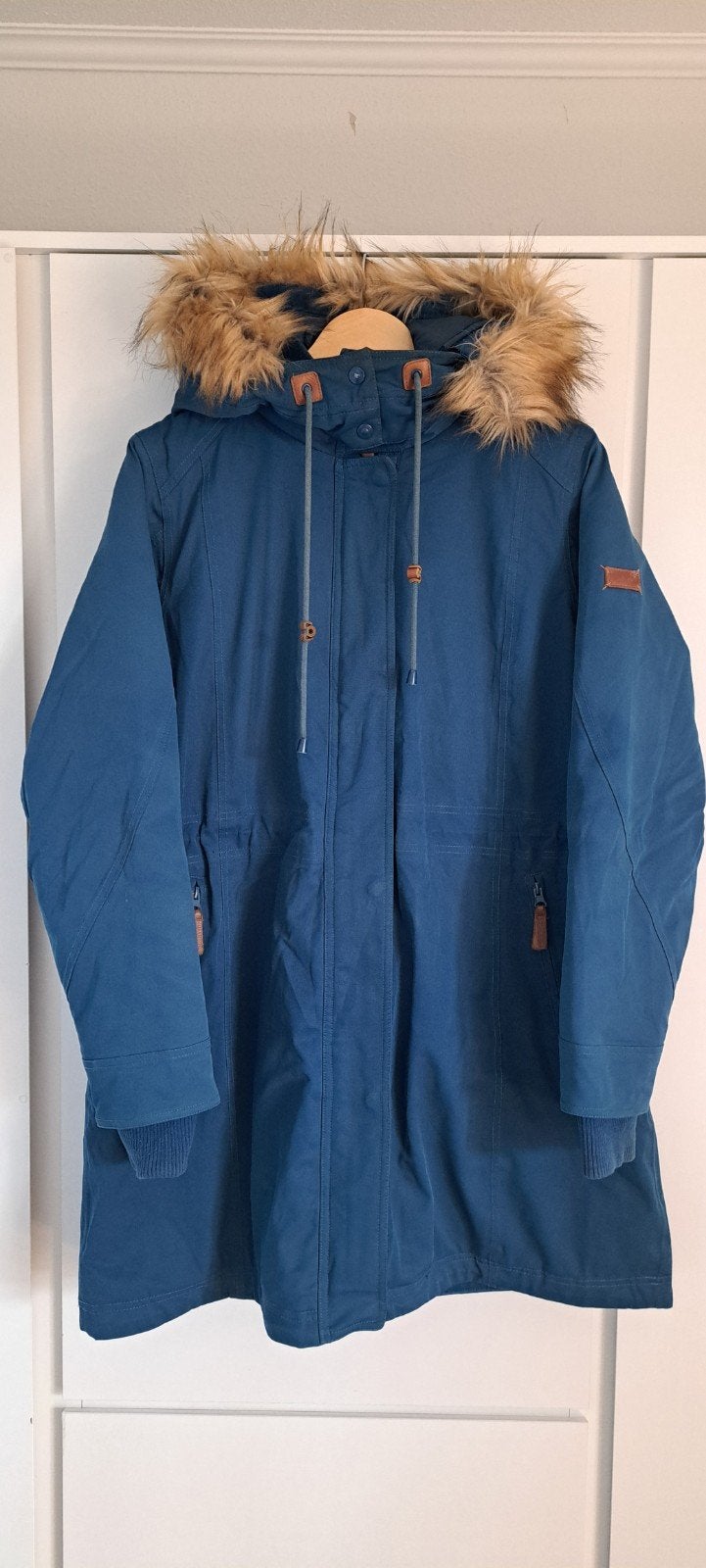 winterjas dames., Kleding | Dames, Jassen | Winter, Ophalen, Zizzi, Blauw, Maat 46/48 (XL) of groter