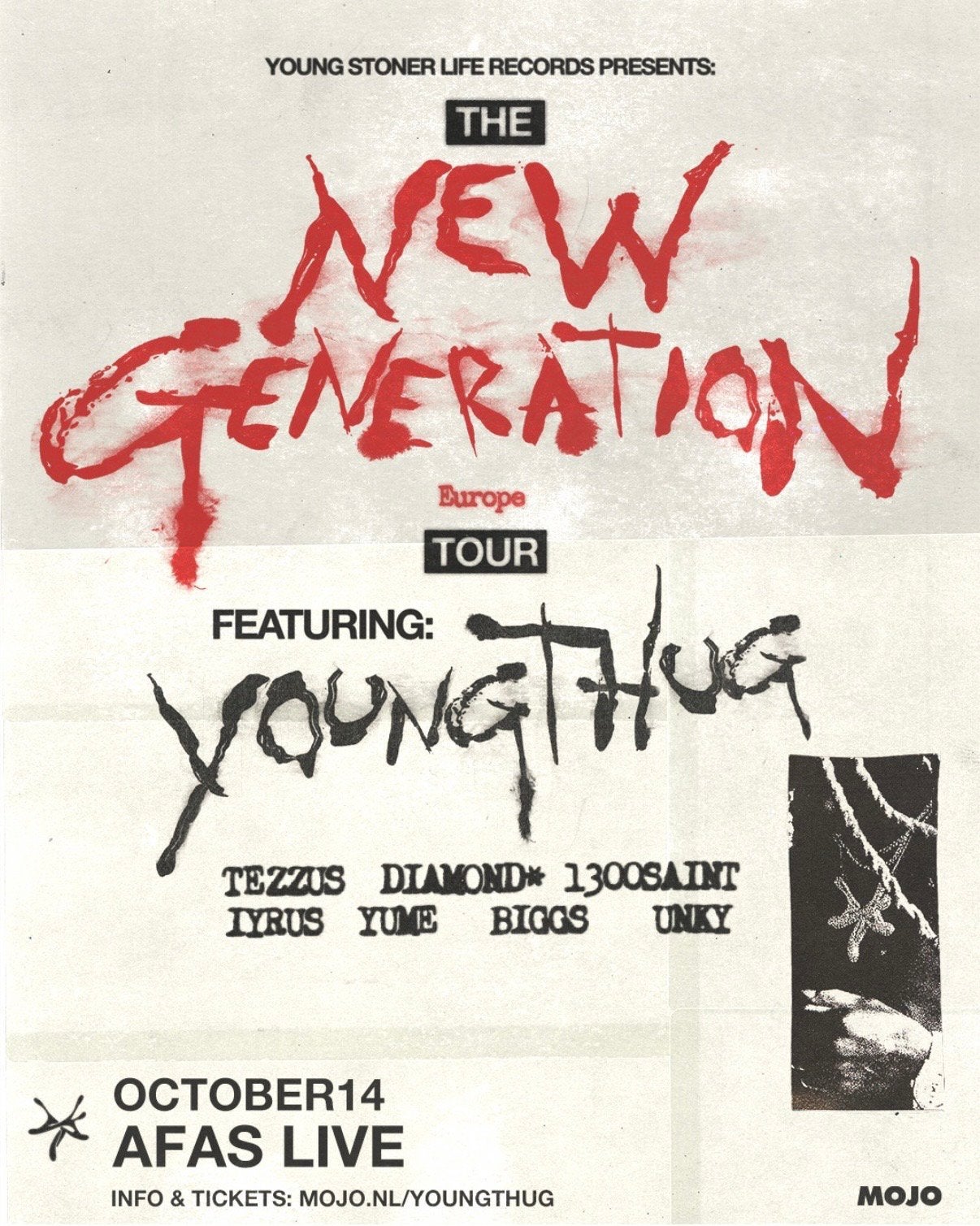 2 kaartjes Young Thug concert 14 oktober Amsterdam AFAS Live, Tickets en Kaartjes, Twee personen, Oktober