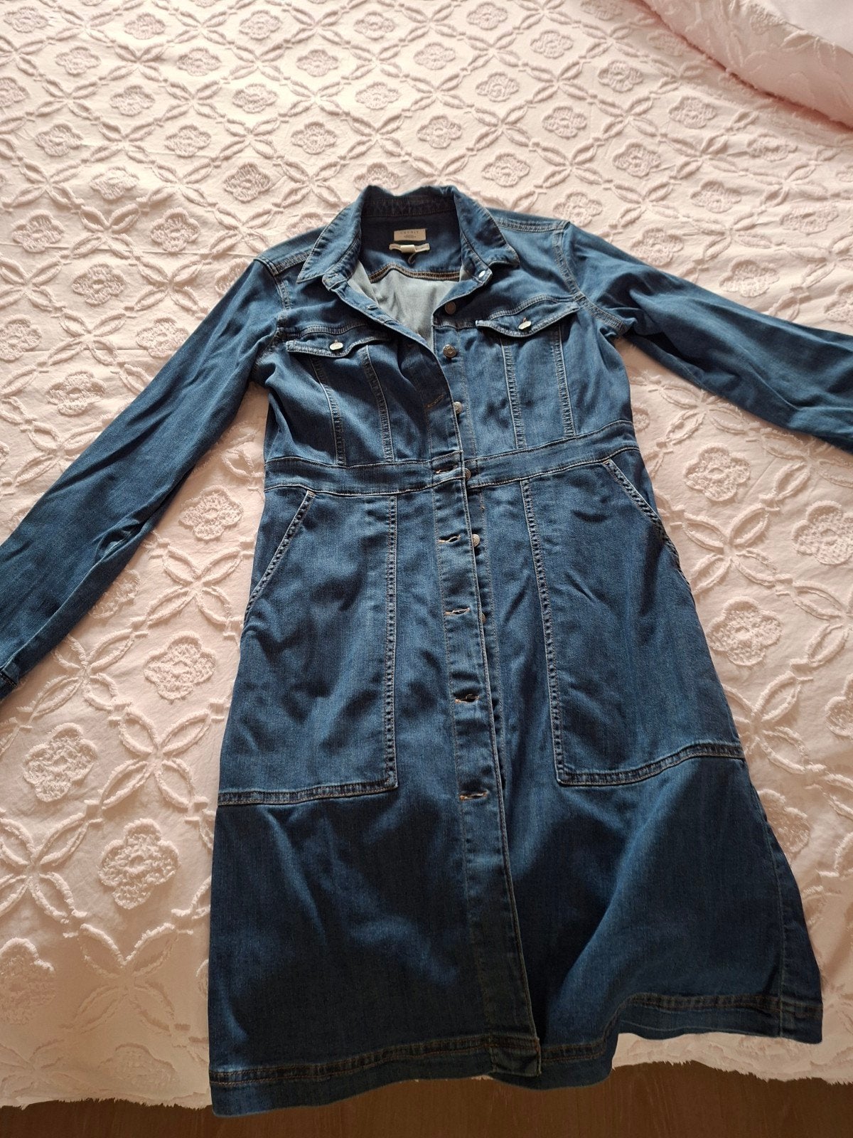 Esprit spijkerjurk maat M, Kleding | Dames, Maat 38/40 (M), Blauw, Ophalen of Verzenden, Gedragen