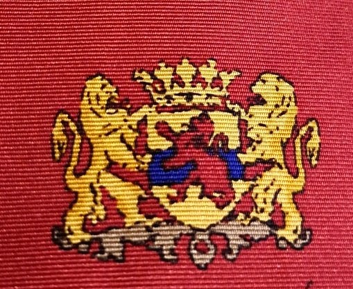 Provincie Overijssel stropdas rood met wapen en vlag, Ophalen of Verzenden, Nieuw, Rood