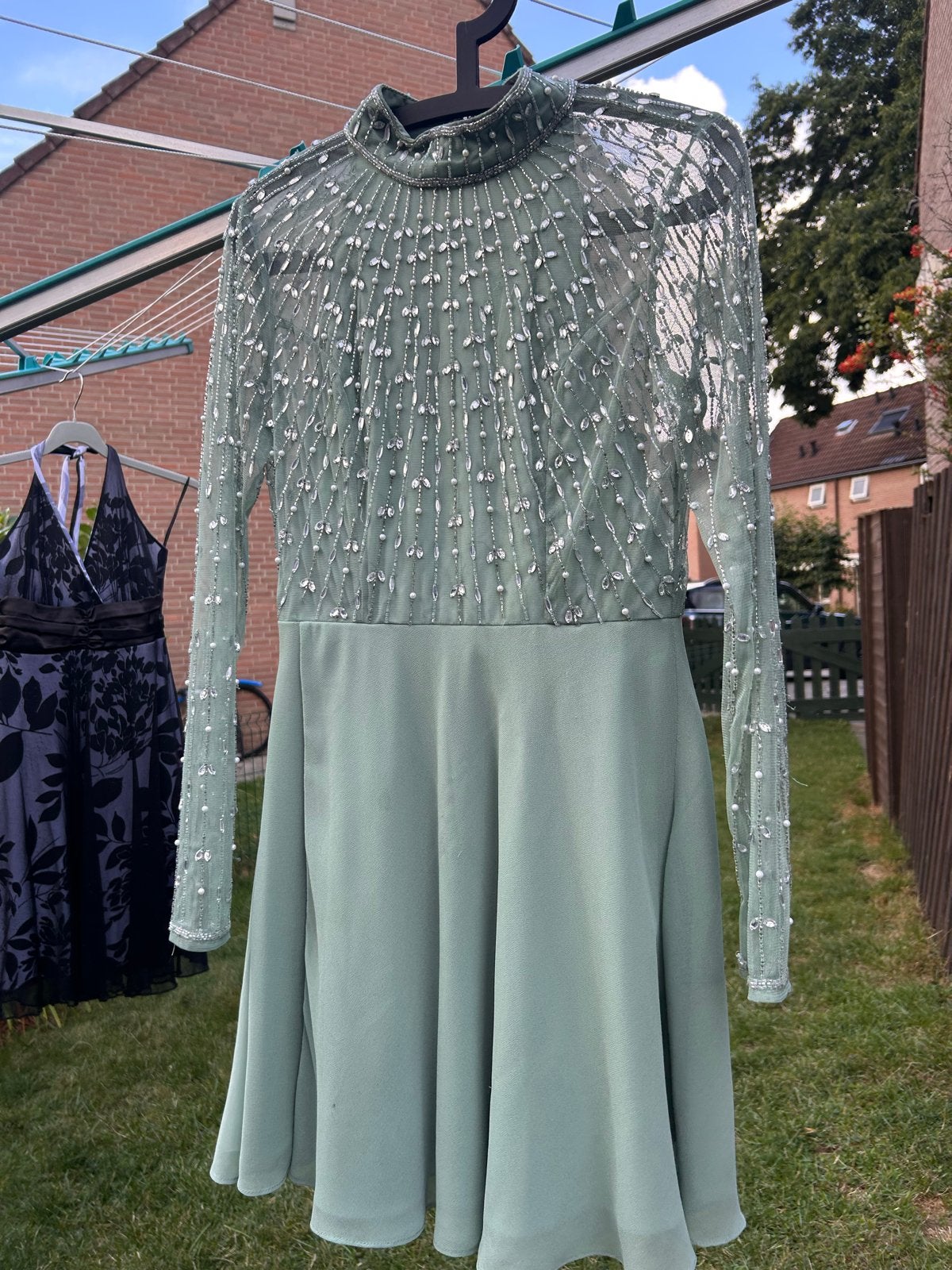 ASOS jurk maat 36 met kraaltjes, Ophalen of Verzenden, Zo goed als nieuw, Maat 36 (S), Boven de knie
