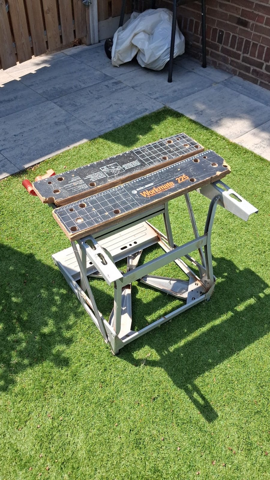 Black & Decker Workmate 225 Werkbank, Ophalen of Verzenden, Gebruikt, 70 tot 120 cm, Bankschroef
